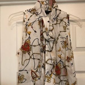 Jules&Leopold Sheer top with neck tie!